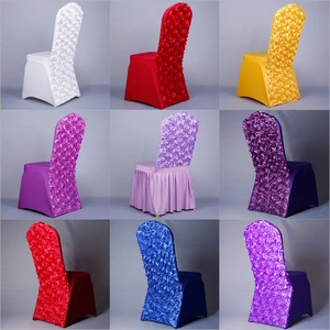 Cheap Rose Design Decorative <strong>Chair</strong> <strong>Covers</strong> and Table <strong>Cover</strong> Seat for <strong>Wedding</strong> Event