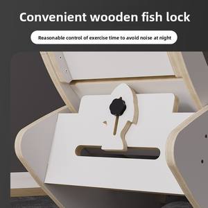 جهاز مشي للقطط صديق للبيئة على شكل بجعة، صامت، بلاستيكي، مقاوم للماء IP67، إطار تسلق حديث للرشاقة، أداة لياقة بدنية - Product Image 4