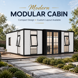 Casa Contenedor Modular Moderna, Casa Prefabricada Pequeña, Apartamento Contemporáneo, Casas Pequeñas de Nueva Generación, Diseño Rectangular - Product Image 1