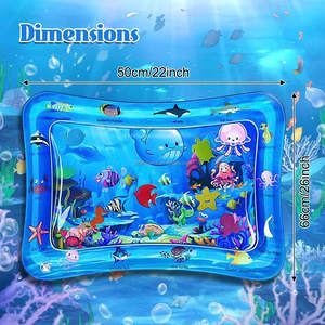 Esterilla de agua inflable para bebés, colchoneta gruesa para todas las estaciones, actividades de desarrollo temprano, juegos de agua - Product Image 3