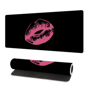 Alfombrilla de Ratón para Juegos ODM Mouth Pink Lips, Base de Goma con Olor Ligero, Alfombrilla para Escritorio de Computadora con Superficie de Tela Impermeable - Product Image 3