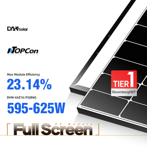 แผงโซลาร์เซลล์แบบเต็มหน้าจอชนิด N กำลังไฟ 600w 620w รุ่น DHN-66Z16/FS - Product Image 2