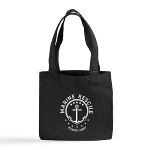 Sacs fourre-tout en toile miniatures personnalisés avec logo, thème nautique, souvenirs d'événements, cadeaux - Product Image 1