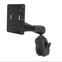 Support de tablette industriel à griffe tactile 38 mm pour guidon, tube, rail, appui-tête de voiture