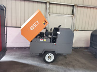 Compresseur diesel portatif d'aviateur d'air de la vis 185cfm 0.8MPa pour la construction urbaine