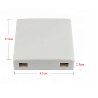 Boîtier de terminaison fibre optique QD-APT 2 ports pour bureau ou mur, boîtier de jonction fibre optique ABS 86 ATB BOX