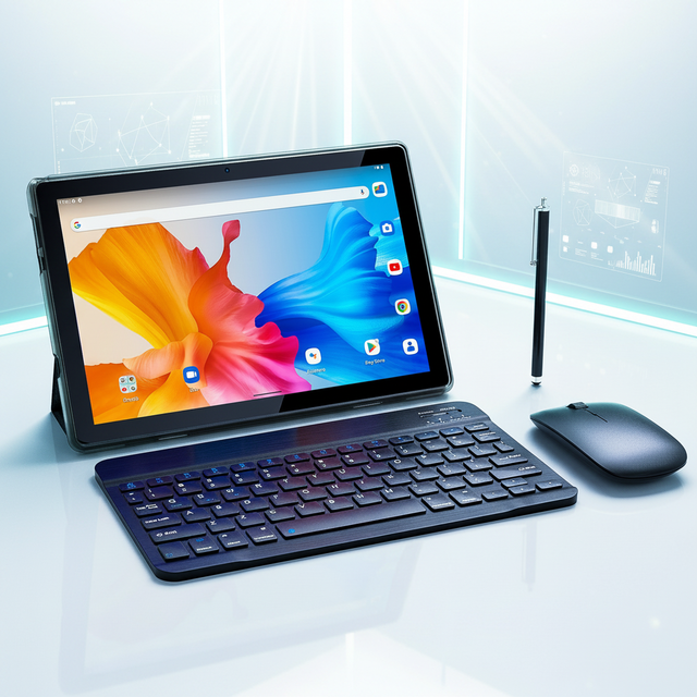 2026 New Wholesale Large 10.1 Inch Pulgadas Android 15 Educational WiFi Gaming Tab 8GB RAM 128GB Storage Business Tablet PC