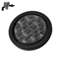 Haute qualité LED 4 "pouces rond Led remorque lumière queue Stop clignotants lampe 12V avec prix inférieur