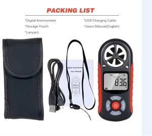 Anémomètre numérique portable 8 en 1, baromètre, testeur de <span class=keywords><strong>vitesse</strong></span> du <span class=keywords><strong>vent</strong></span>, de température et d'humidité - Product Image 5