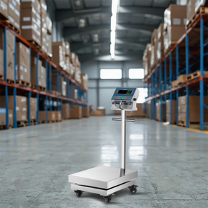 Veidt Weighing High Accuracy 150kg <strong>Stainless</strong> Steel LED Display <strong>Digital</strong> <strong>Bench</strong> <strong>Scale</strong> <strong>Stainless</strong> Steel Platform <strong>Scale</strong> with Wheels - Product Image 3