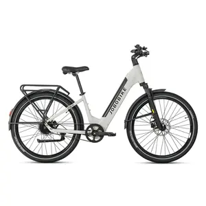 Vélo électrique urbain avec batterie 48V15Ah à charge super rapide UE, écran LCD couleur, assistance au pédalage par courroie en carbone, capteur de couple, frein hydraulique - Product Image 2