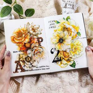 10 Sheets Per Pack Large Size Foil Flower <strong>Stickers</strong> Waiting for a Flower to Bloom Series 6 Choices of <strong>Stickers</strong> - Product Image 3