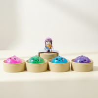 GL Wholesale Jouets Squishy Personnalisés Géants en Forme de Dumplings, Jouets Squishy Pailletés Mini Maltose en Forme de Dumplings à Presser