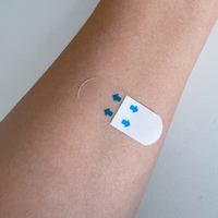 Masque facial auto-adhésif transparent mat respirant de classe I, désinfectant à infrarouge lointain, certifié CE de qualité médicale, pour l'approvisionnement transfrontalier