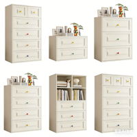 Commode de rangement moderne de luxe en métal avec étagère ouverte, multifonctionnelle, 5+ tiroirs pour l'organisation de la chambre à coucher et de la maison