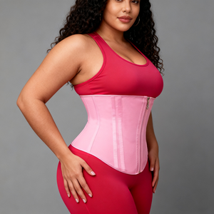Gaine amincissante standard pour le ventre, avec fermeture éclair frontale, en maille respirante, pour femme - Product Image 4