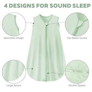 Saco de <span class=keywords><strong>Dormir</strong></span> para Bebé, Manta Envolvente Personalizada, Sin Mangas, con Cierre, para Recién Nacidos de 0 a 12 <span class=keywords><strong>Meses</strong></span> - Product Image 6