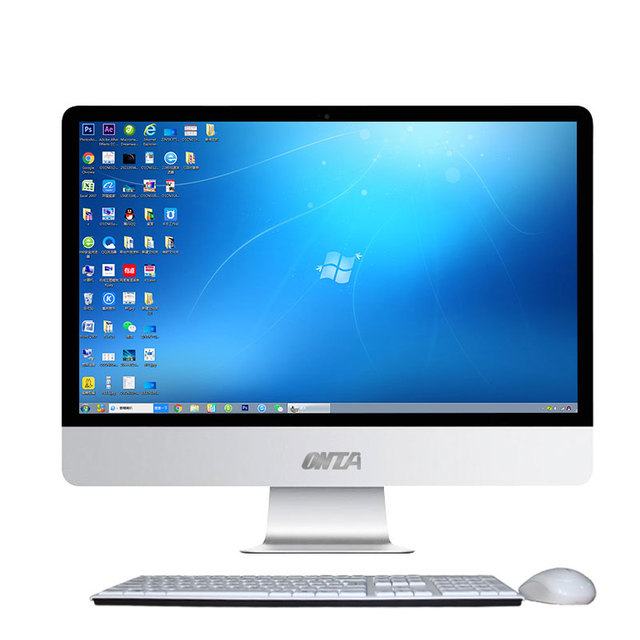 21.5" Monoblock Computer Laptops and Desktops I3 I5 I7 Cpu 4gb Ram 128gb Ssd Barebone All in One Pc Touch Screen