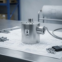 Capteur de force industriel à sortie analogique HMD2015B en acier inoxydable IP68 pour cellule de pesage à compression pour trémie et réservoir