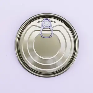 307 Tin Easy Open Lid For Vegetable Can Tomato Can TFS Tinplate Easy Open End