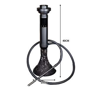 Aluminum Alloy Hubbly Bubbly Chicha Electronique Rechargeable <strong>Electronic</strong> <strong>Shisha</strong> <strong>E</strong> <strong>Hookah</strong> Set - Product Image 6