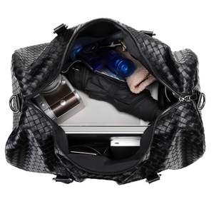 Bolsa de Deporte de Poliéster Duradera de Gran Capacidad Personalizada al por Mayor, Bolsa de Viaje Deportiva de Cuero PU Impermeable para Exteriores - Product Image 5