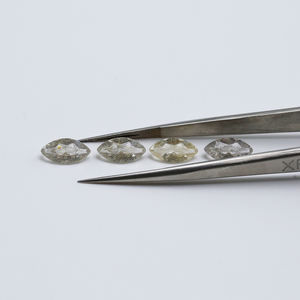 Cabochon Marquise en Titane Quartz Rutile Naturel 5X10, Cristal <span class=keywords><strong>Clair</strong></span>, Rutile <span class=keywords><strong>Doré</strong></span> Abondant, pour Accessoires Incrustation - Product Image 5