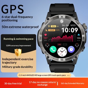 Reloj Deportivo con GPS Beidou para Correr/Ciclismo, Monitor de Frecuencia Cardíaca, Cadencia, Oxígeno en Sangre, Resistente al Agua, para Hombres y Mujeres, Montañismo - Product Image 2