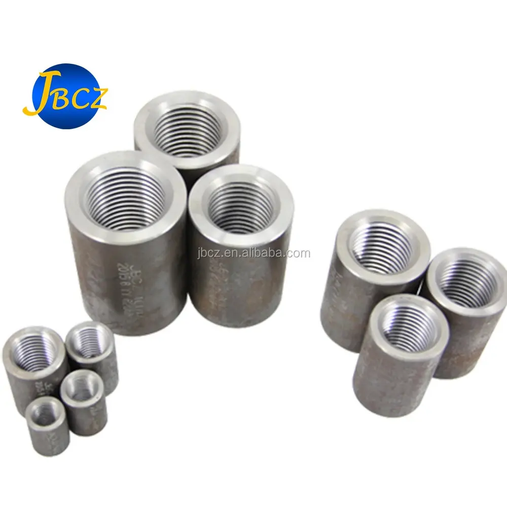 12mm-40mm Standard Rebar Couplers Steel Coupler Threaded Rebar Coupler