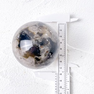 Nouveauté Sphères de cristal de fleur de prunier fluorescentes boule sphère de cristal de <span class=keywords><strong>montagne</strong></span> naturelle pour les collectionneurs - Product Image 3