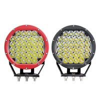 Lampe de travail LED CREE 9 pouces 408W, étanche IP67, faisceau spot et large, 12-24V, lampe auxiliaire pour Jeep, camion, excavatrice