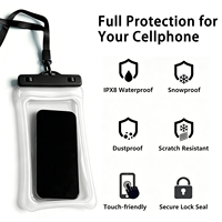 Sac étanche universel 7 couleurs pour téléphone, idéal plage, SUP, kayak, pochette sèche sous-marine durable avec cordon, fabrication OEM personnalisée