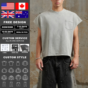 T-shirt vintage pour homme KingSen, coupe ample, manches courtes, respirant, logo brodé, style streetwear. - Product Image 2