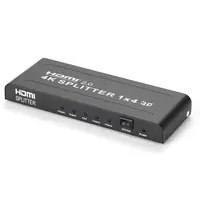 Amplificateur répartiteur HDMI Ultra HD, duplicateur 4 voies 1x4 Hub 1 en 4 sorties 3D 1080p 4K