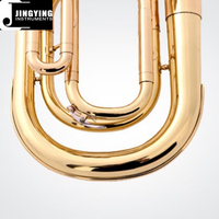 2023 Brass Wind,Instrument Special Brass Body Nickel White Copper Piston Phosphor Copper Mouthpiece Tube 3 Vertical Key Baritone