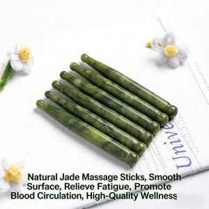 <span class=keywords><strong>Rouleau</strong></span> <span class=keywords><strong>de</strong></span> <span class=keywords><strong>jade</strong></span> vert, stylo d'acupression, outil <span class=keywords><strong>de</strong></span> massage naturel pour les soins personnels, acupuncture, thérapie des points d'acupuncture - Product Image 3