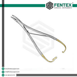 Juego de pinzas quirúrgicas eléctricas TC Lichtenberg, aguja Modif, soporte de aguja Halsey, base esencial de instrumentos quirúrgicos - Product Image 2