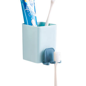 Home <b>Toothbrush</b> <b>Holder</b> with Powerful <b>Suction</b> Cup Metal Set Device Rack - Product Image 5