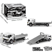 PB PB8836 Nuevo Remolque de Plataforma Portacontenedores, Modelo de Coche Educativo, Juguete de Ladrillos para Ensamblar, Coche de Juguete para Niños, Regalo, Sets de Bloques de Construcción