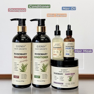 Producto para el Cuidado del Cabello de Marca Privada al por Mayor, Aceite de Argán Restaurador, Aceite de Romero con Queratina para el Crecimiento del Cabello, Champú y Acondicionador para Cabello Rizado - Product Image 1