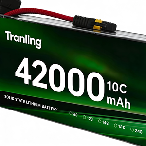 Полутвердотельный аккумуляторный блок 18S 3.95-4.45В 42Ач 42000мАч 308Втч/кг с BMS, разряд 10C, сертификат CE, для сельскохозяйственных БПЛА/дронов - Product Image 1