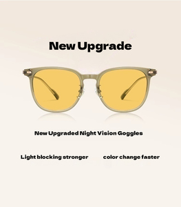 Multifunction Night Vision Goggles <strong>Polarized</strong> Anti-high Beam Glasses Drivers Driving Night Anti-glare Photochromic Glasses - Product Image 2