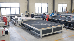 Máquina de Grabado de Vidrio CNC E-WORLD 3726, Construcción de Acero de Alta Precisión, Máquina de Corte de Vidrio CNC de 380V - Product Image 6