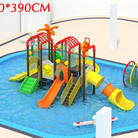 Aire de jeux aquatique extérieure pour l'école
