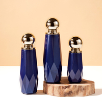 Lot de Luxe en Verre pour Cosmétiques – Flacons de Lotion et Sérum 40/100/120ml, Pots de Crème Fond de Teint et Écran Solaire Orange 30/50g – Logo Personnalisé