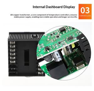 डिजिटल <span class=keywords><strong>pid</strong></span> तापमान नियंत्रक ch102 ssr रिले ऊर्ध्वाधर 48*96 मिमी दोहरी आउटपुट ओवन थर्मोस्टेट प्लास्टिक सामग्री - Product Image 3