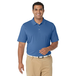 Conception personnalisée de votre propre polo de marque, manches courtes, 100% coton, manches courtes, polos anti-froissement, polos pour hommes - Product Image 1