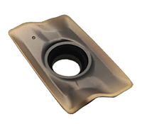Plaquette de fraisage CNC en carbure cémenté de titane revêtu VATNA 60HRC, fraise à épaule carrée 90° compatible Taegutec