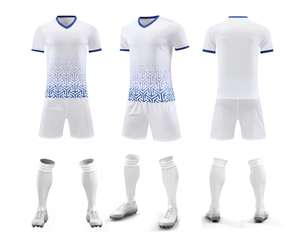 เสื้อฟุตบอลผ้าโพลีเอสเตอร์100% เสื้อฟุตบอลเสื้อออกไปสโมสรเสื้อยืดฟุตบอลระบายอากาศ - Product Image 5