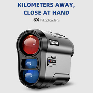 Télémètre <span class=keywords><strong>laser</strong></span> de chasse et de golf en plein air avec fonction de rotation du télescope, grossissement 6x, protection IP54, écran LCD transmissif - Product Image 4